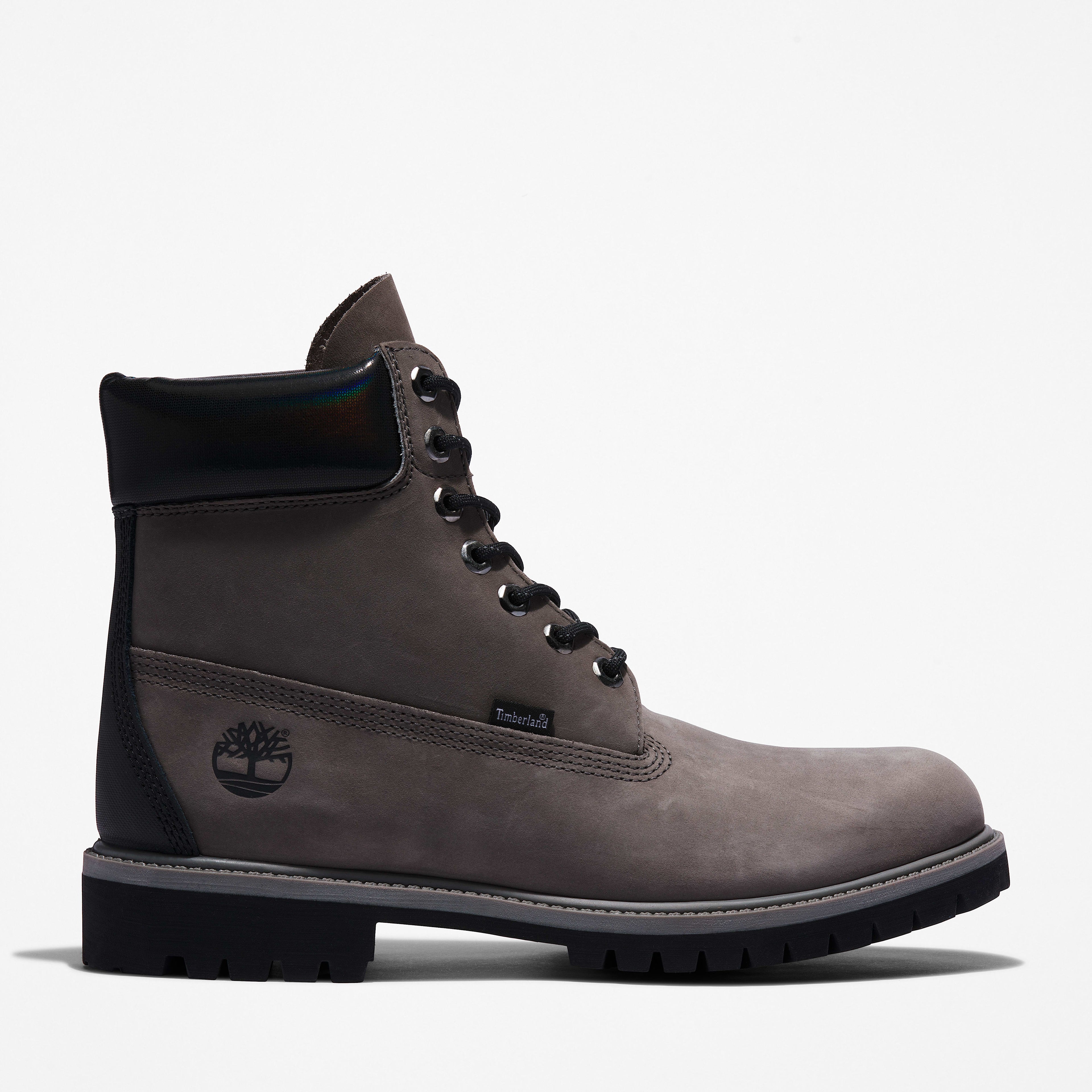 [TB0A2HMK033] MENS TIMBERLAND 6 INCH PREMIUM BOOT 'DARK GREY BLACK'