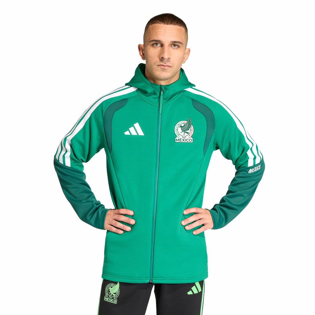 Mens Adidas Mexico 2026 Tiro Pro Full-Zip Hoodie 2