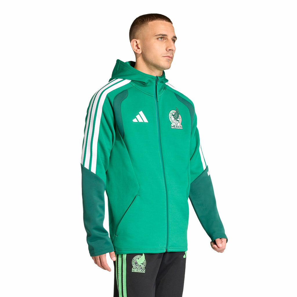 Mens Adidas Mexico 2026 Tiro Pro Full-Zip Hoodie 4