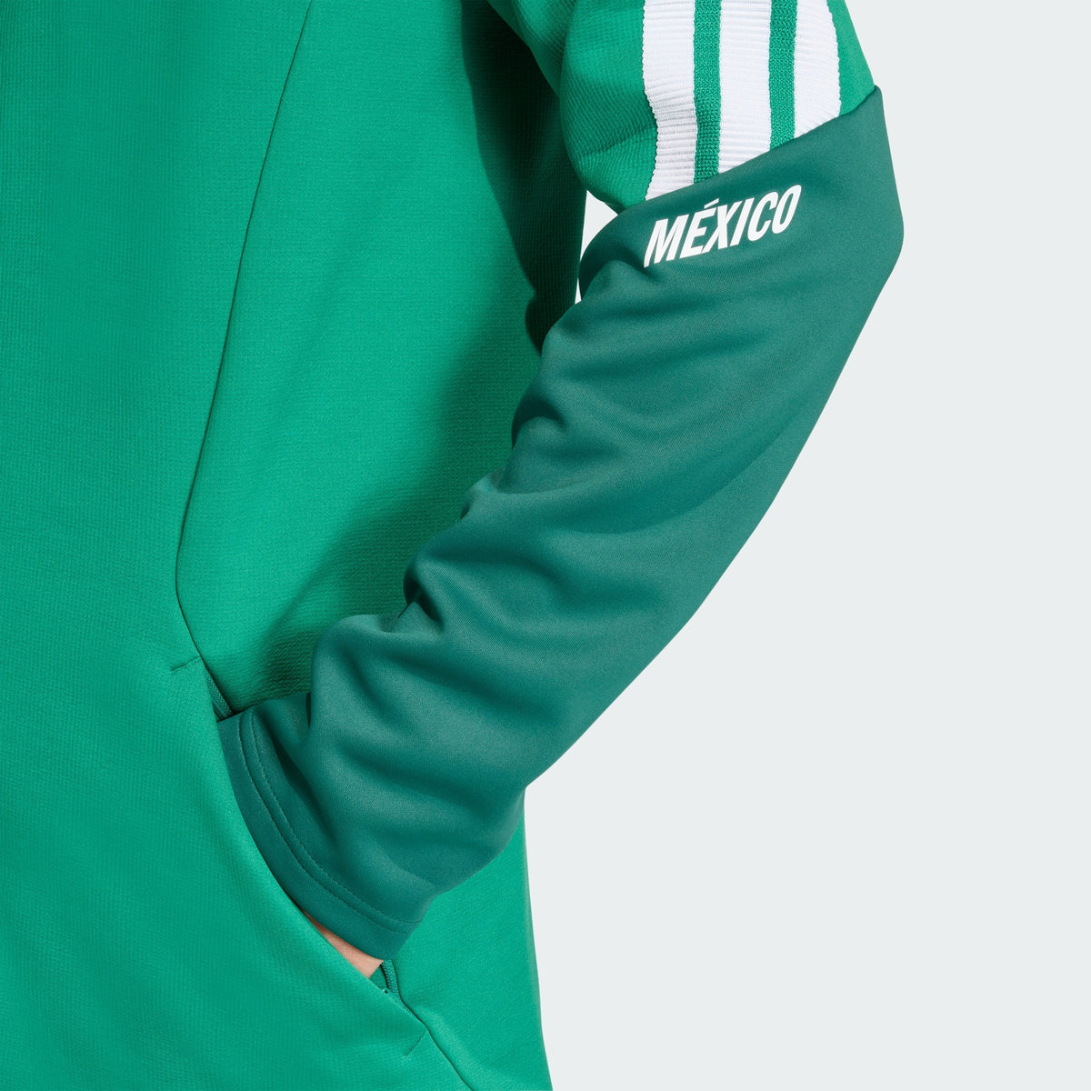 Mens Adidas Mexico 2026 Tiro Pro Full-Zip Hoodie 6