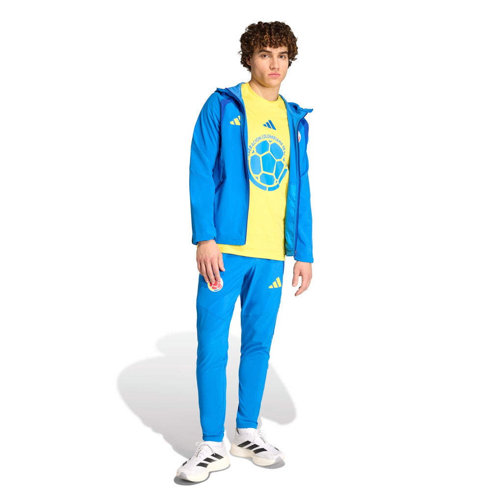 Mens Adidas Colombia Tiro Travel Full-Zip Windbreaker 4