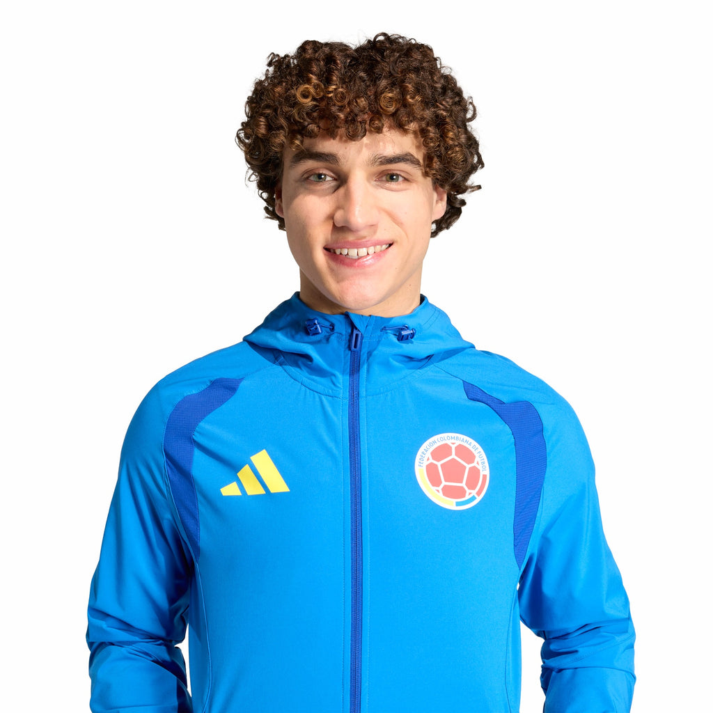Mens Adidas Colombia Tiro Travel Full-Zip Windbreaker 6