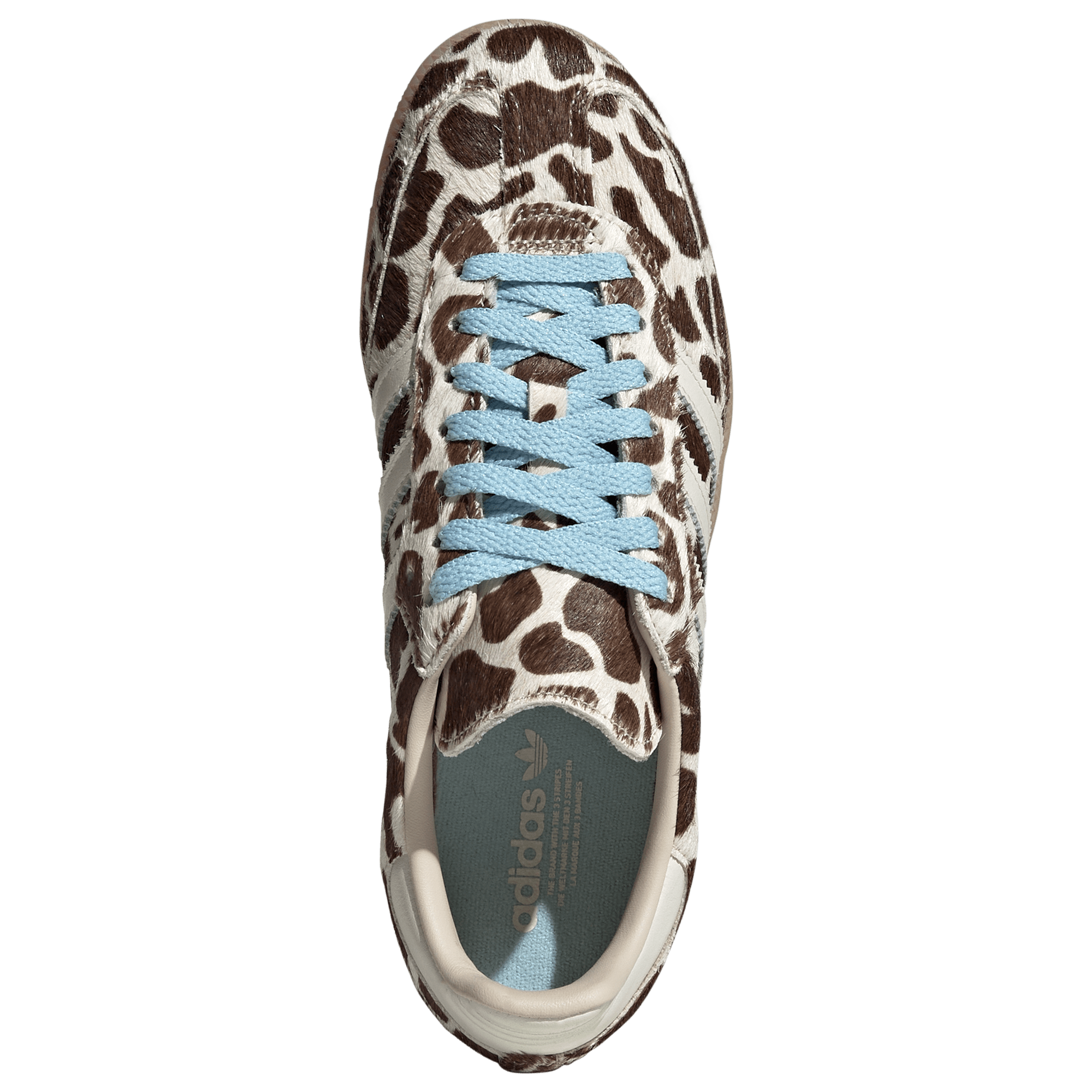 [KI6669] WOMENS ADIDAS SAMBA OG 'GIRAFFE PRINT CRYSTAL LINEN'
