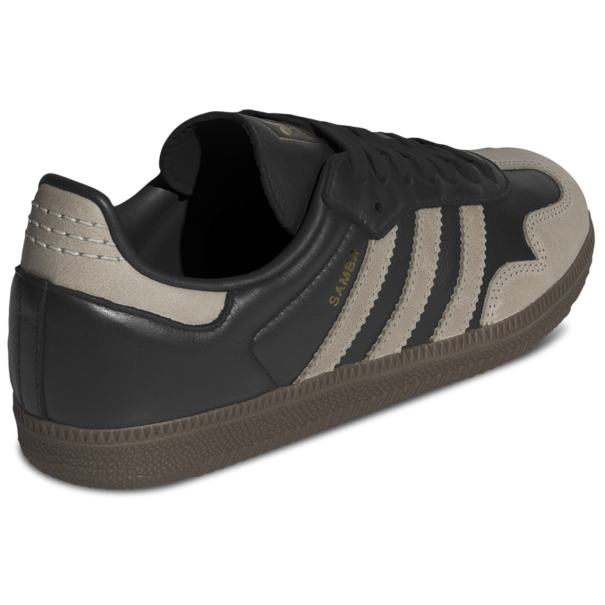 [KJ0995] WOMENS ADIDAS SAMBA OG 'BLACK WONDER BEIGE'