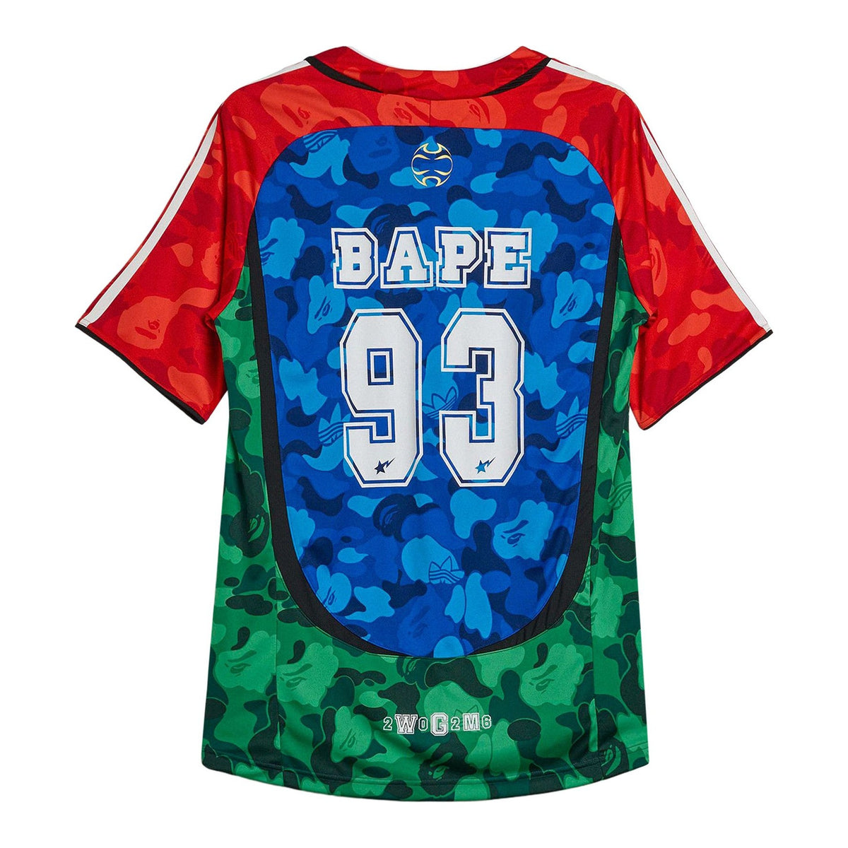 Mens Adidas Bape Teamgeist Tee (Home) 2