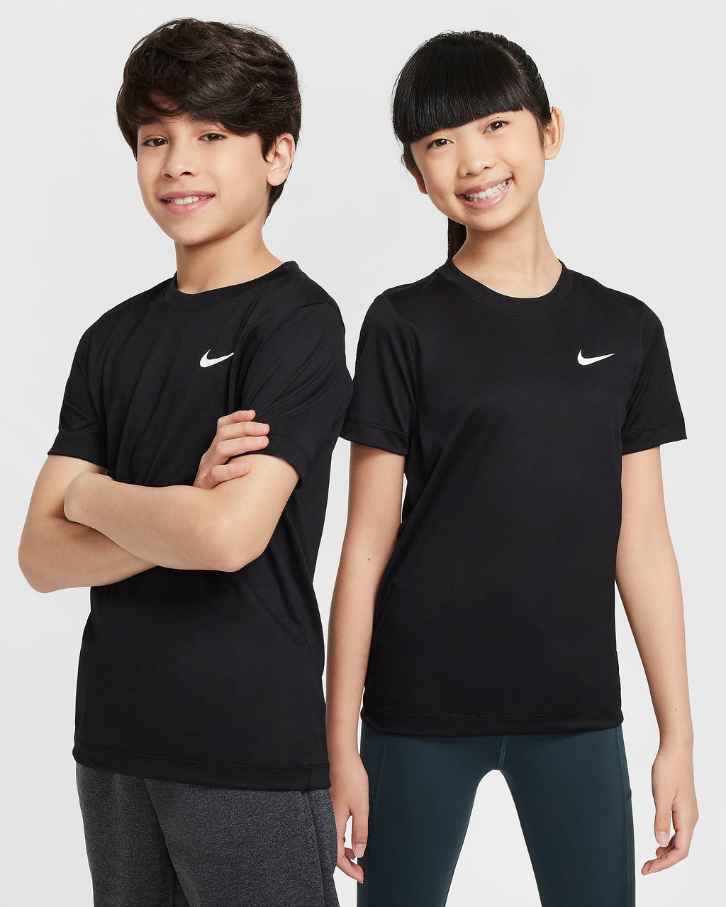 [FZ5198-010] Youth Nike LEGEND Long-Sleeve Dri-Fit T-SHIRT TEE SHIRT