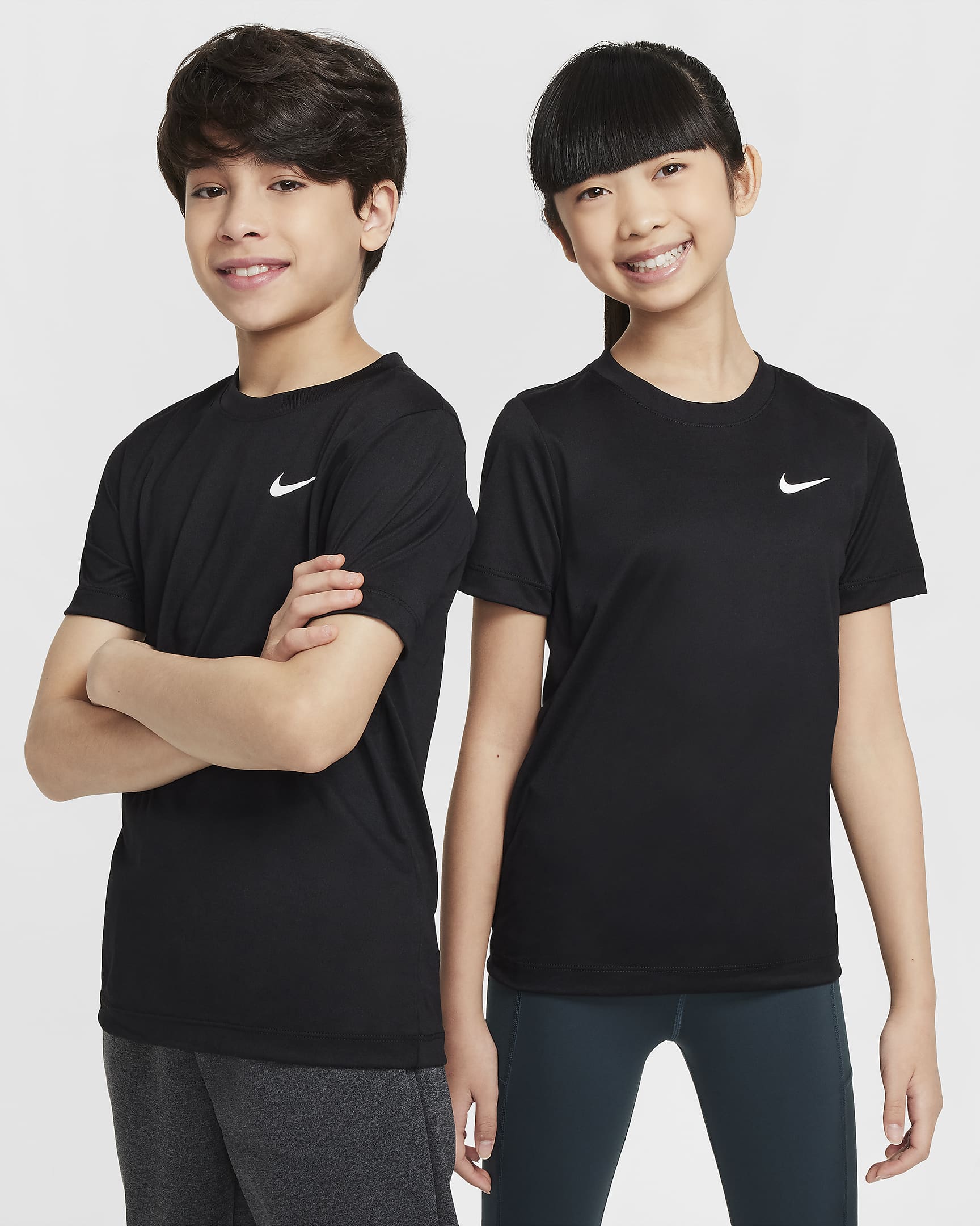 [FZ5198-010] Youth Nike LEGEND Long-Sleeve Dri-Fit T-SHIRT TEE SHIRT