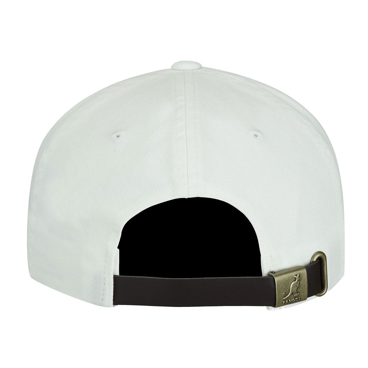 [K5165HT-WH103] UNISEX KANGOL WASHED BASEBALL CAP