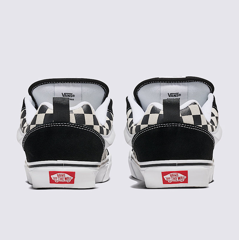 [VN000D22BPB] MENS VANS KNU SKOOL 'CHECKERBOARD BLACK WHITE' - BLACK/WHITE