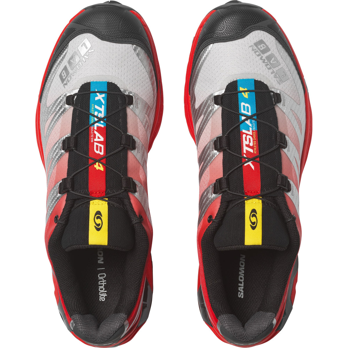 [L49217000] MENS SALOMON XT-4 OG 'SILVER BLACK FIERY RED' - 2