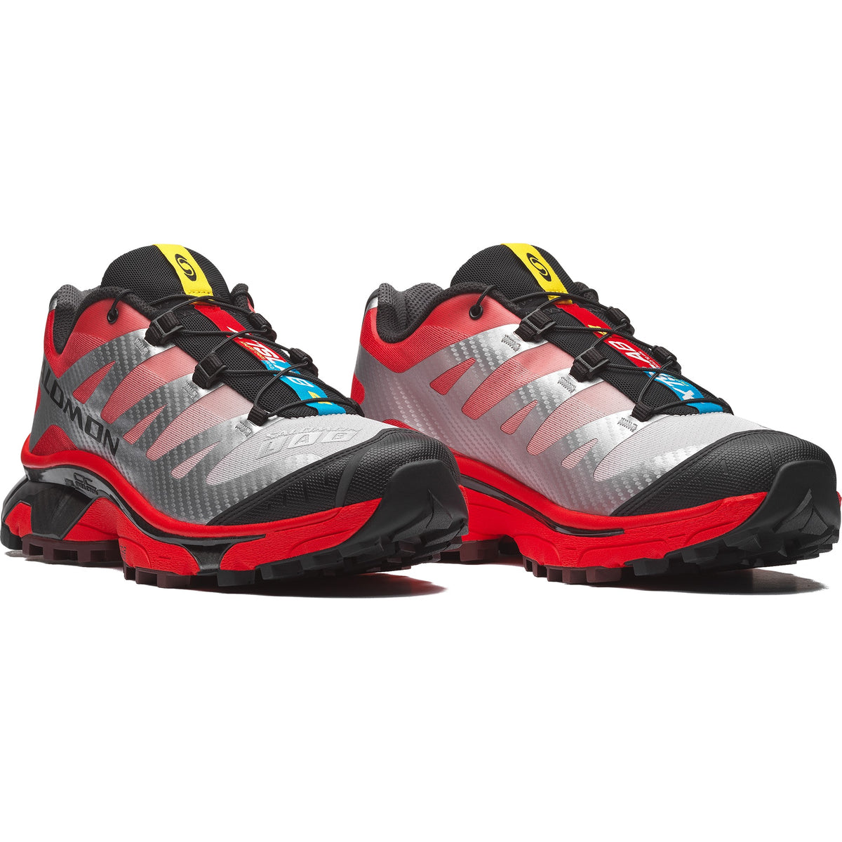 [L49217000] MENS SALOMON XT-4 OG 'SILVER BLACK FIERY RED' - 4
