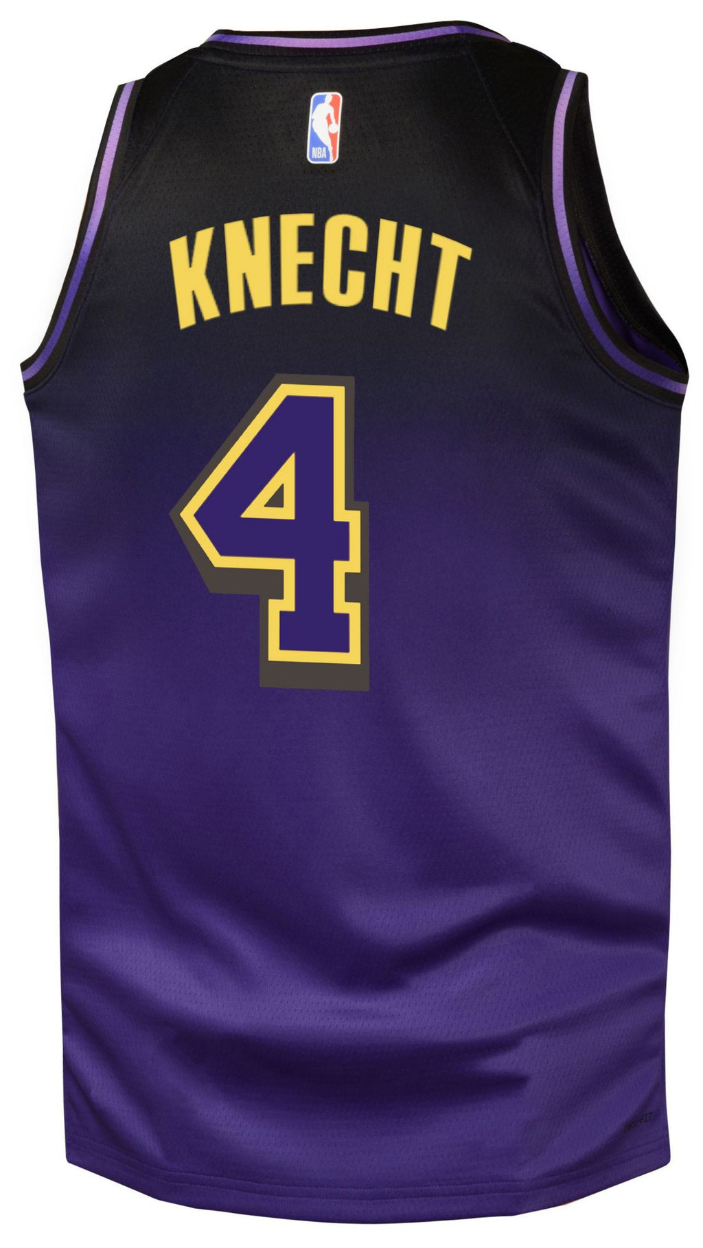 Youth Nike NBA DALTON KNECHT #4 LOS ANGELES LAKERS SWINGMAN JERSEY