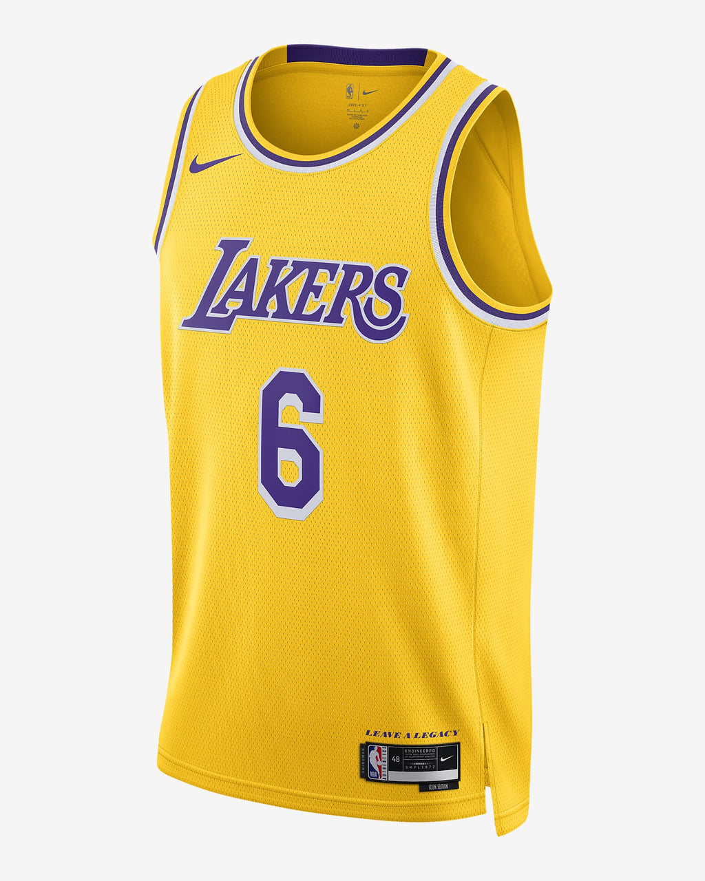 [DN2009-728] MENS NIKE NBA LOS ANGELES LAKERS ICON EDITION LEBRON JAMES 2022/23