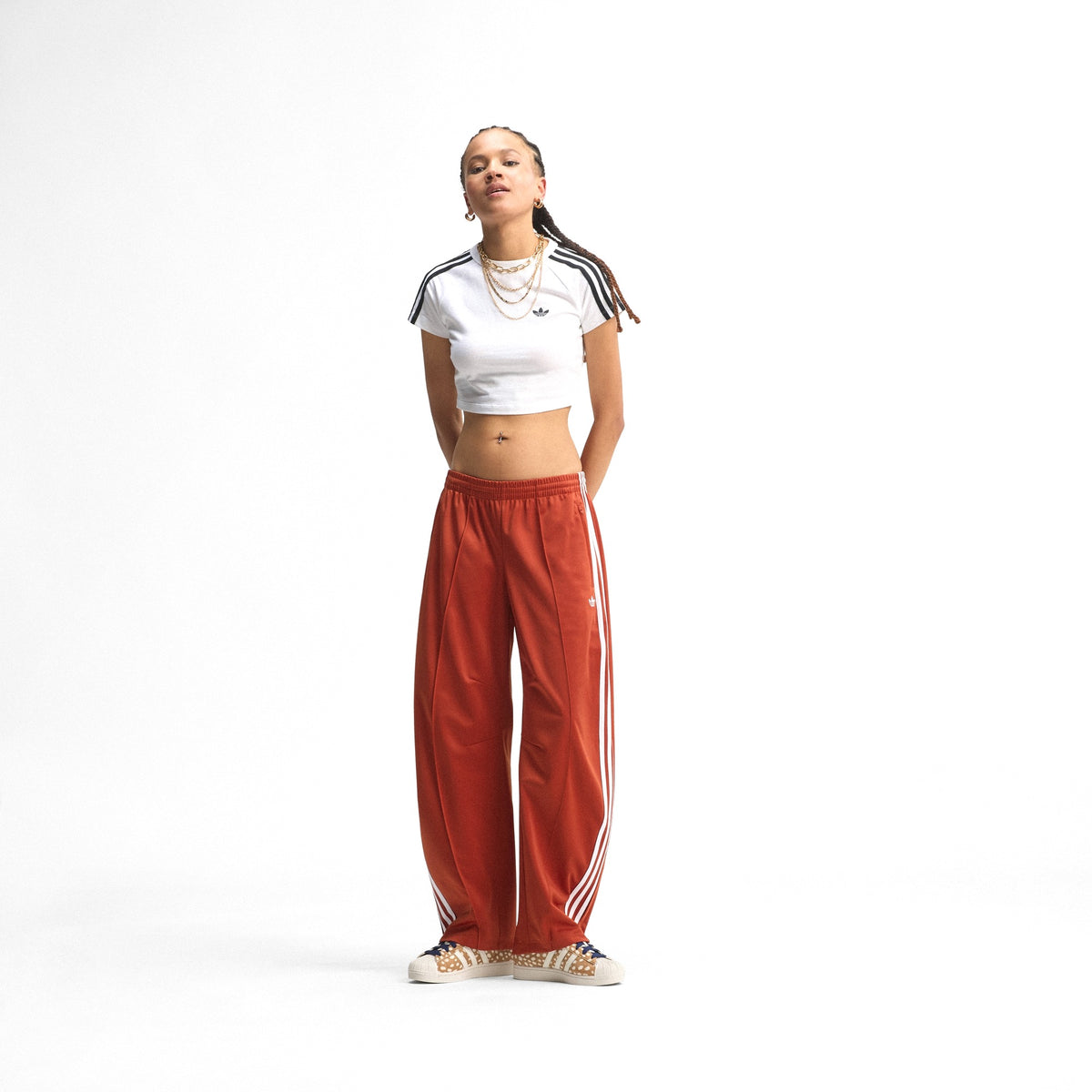 Womens Adidas Firebird Barrel Track Pants 5