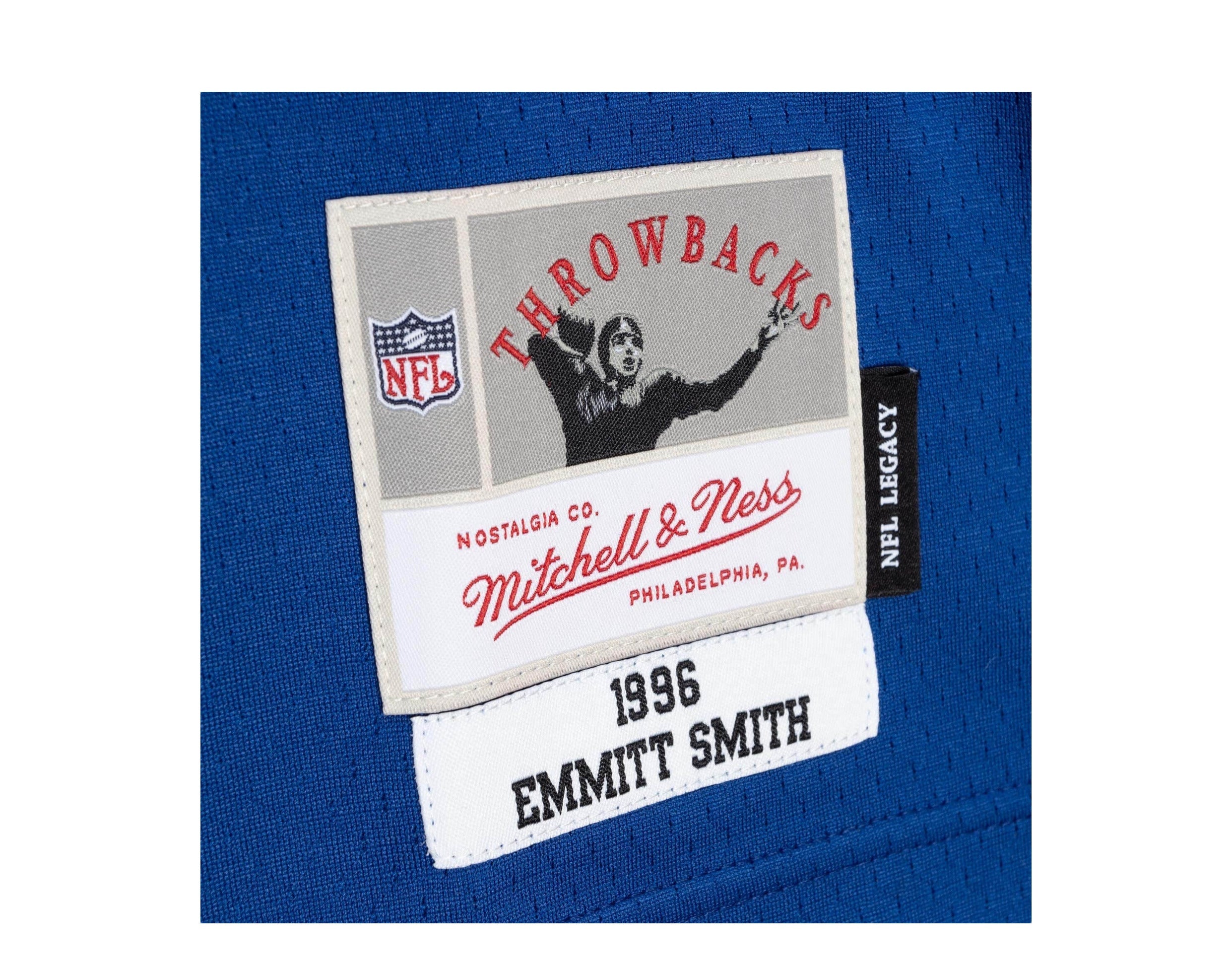 Mens Mitchell & Ness NFL DARK JERSEY COWBOYS 1996 EMMITT SMITH