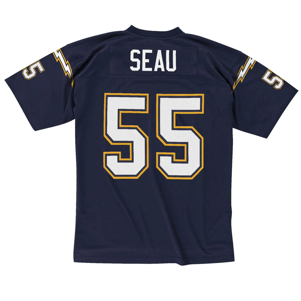Mens Mitchell & Ness NFL LEGACY JERSEY CHARGERS 1994 JUNIOR SEAU