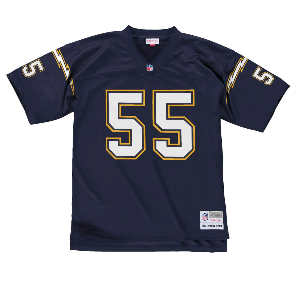 Mens Mitchell & Ness NFL LEGACY JERSEY CHARGERS 1994 JUNIOR SEAU