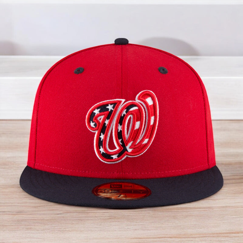 [70347947] Mens New Era MLB 59Fifty Authentic Fitted Cap - Washington Nationals