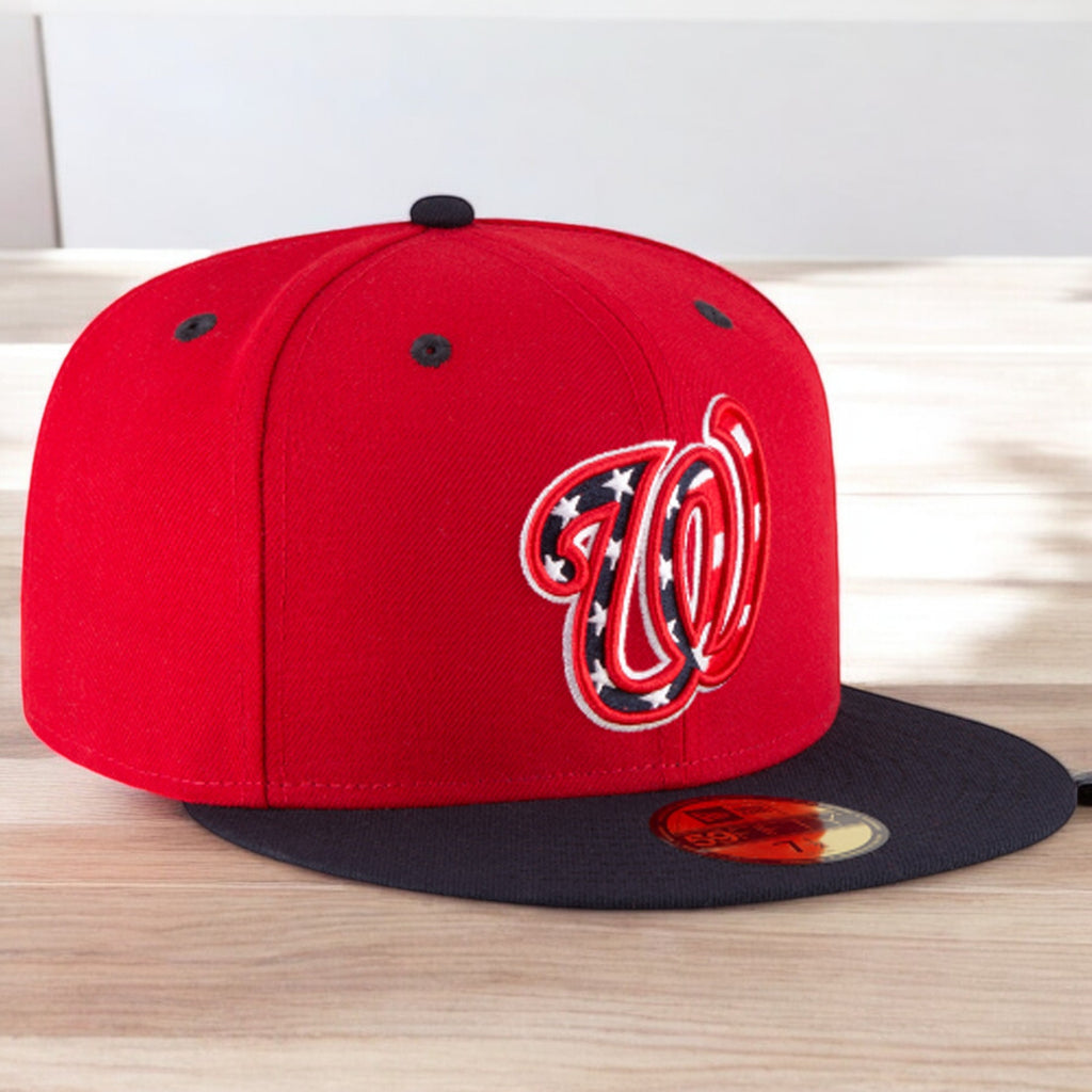 [70347947] Mens New Era MLB 59Fifty Authentic Fitted Cap - Washington Nationals