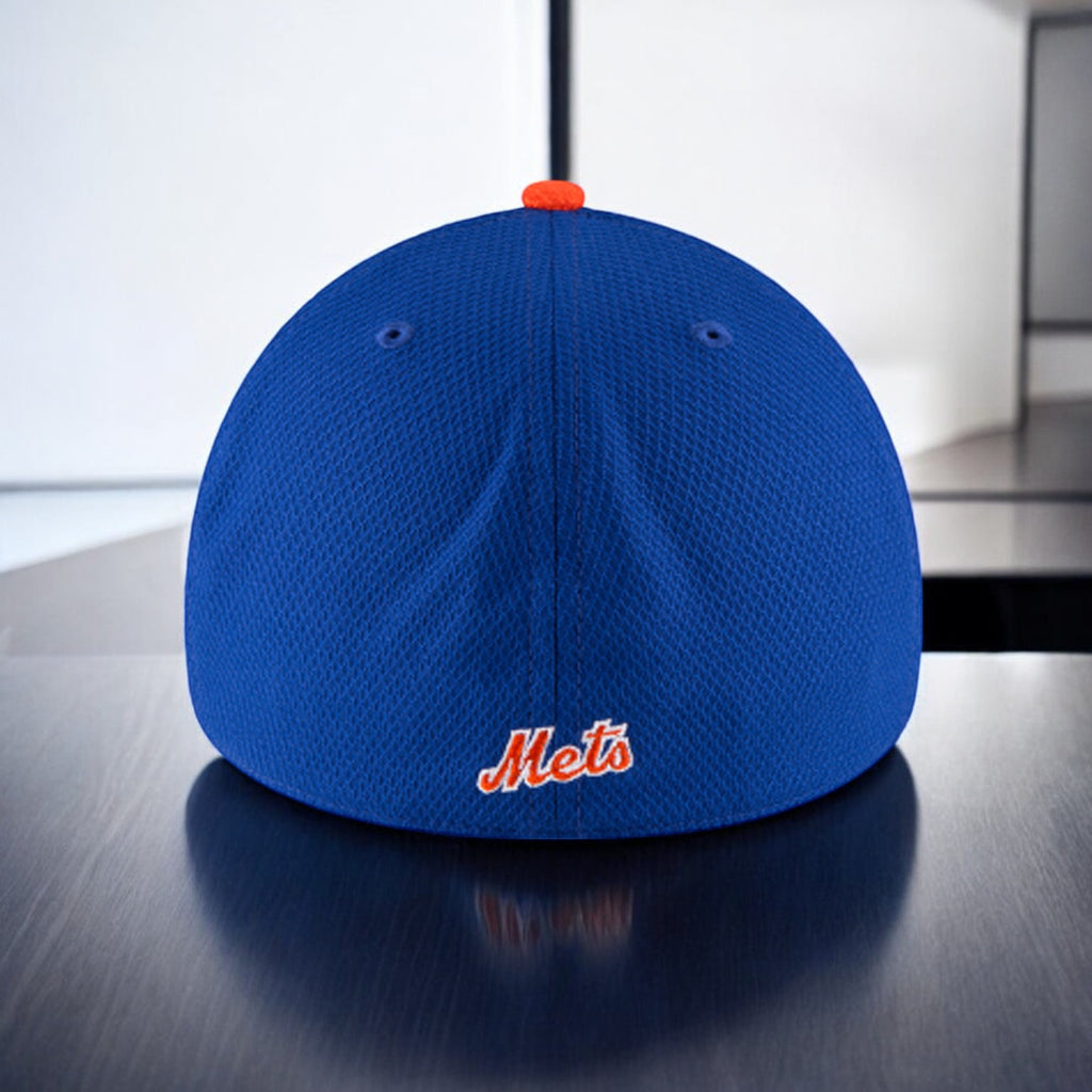 [11403317] Mens New Era MLB 39Thirty Diamond Era Flex Fit Cap - New York Mets