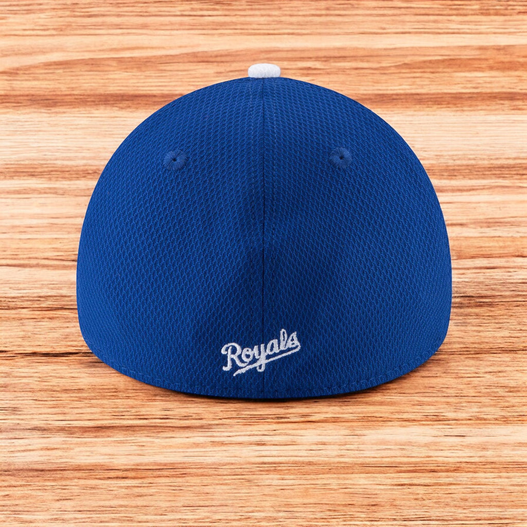 [11403322] Mens New Era MLB Diamond Era Classic 39Thirty Stretch Cap Kansas City Royals