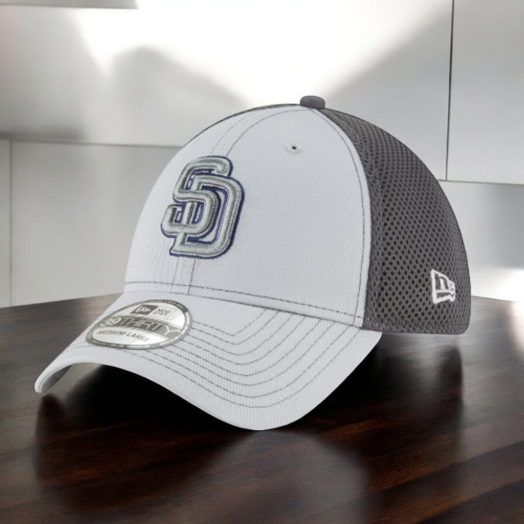 [11594967] Mens New Era MLB 39Thirty Neo Flex Fit Cap - San Diego Padres