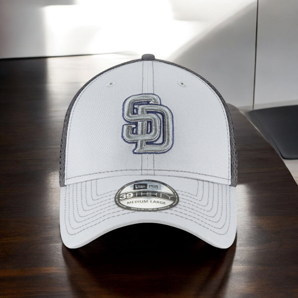 [11594967] Mens New Era MLB 39Thirty Neo Flex Fit Cap - San Diego Padres