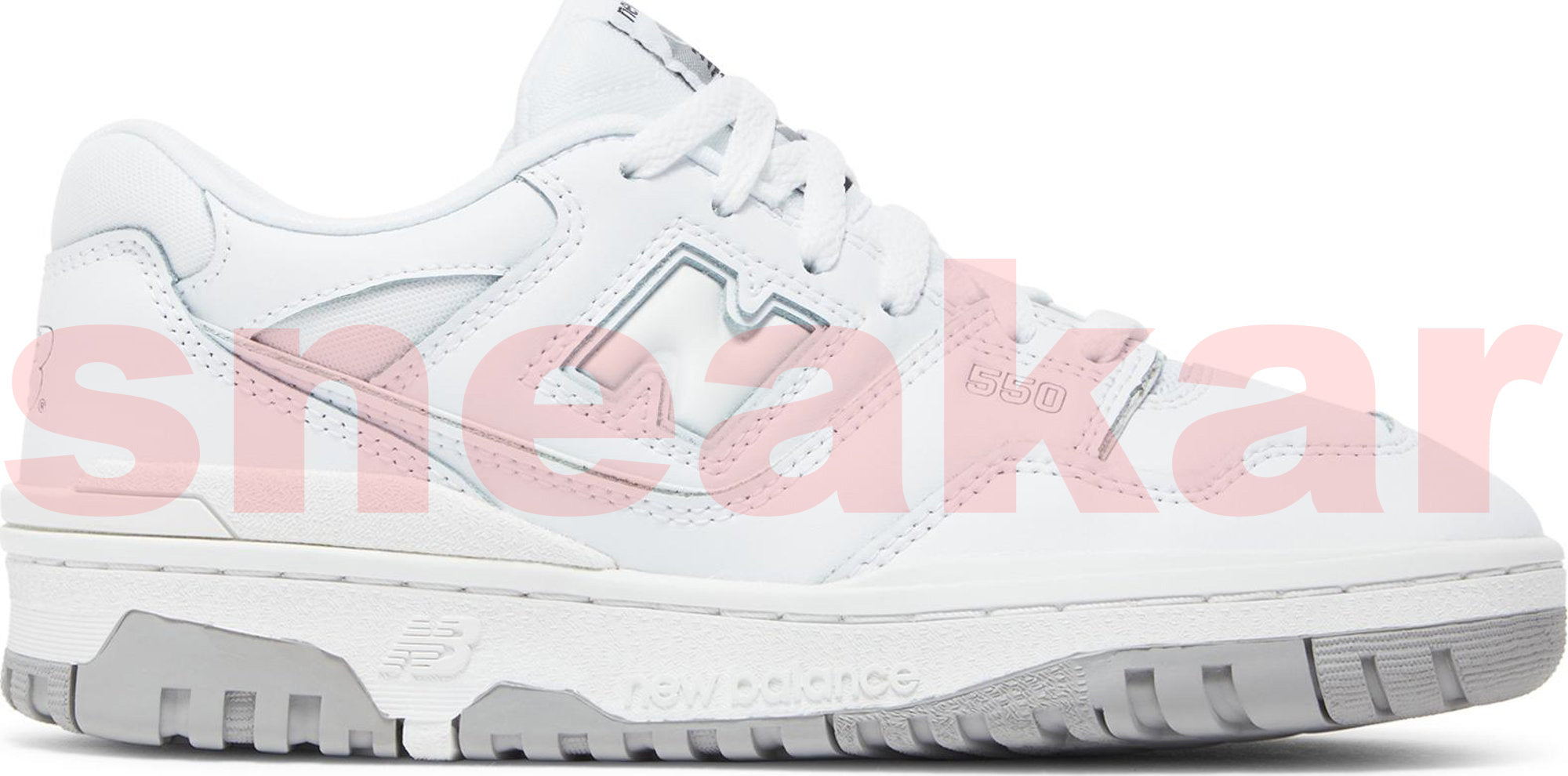 [GSB550PB] Grade School New Balance 550 'WHITE GREY (GS)'