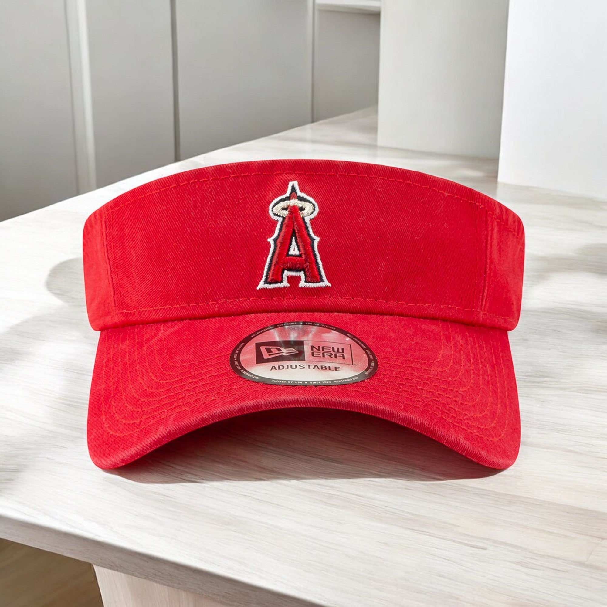 [80676063] Mens New Era Dugout Redux 2 Visor - Los Angeles Angels