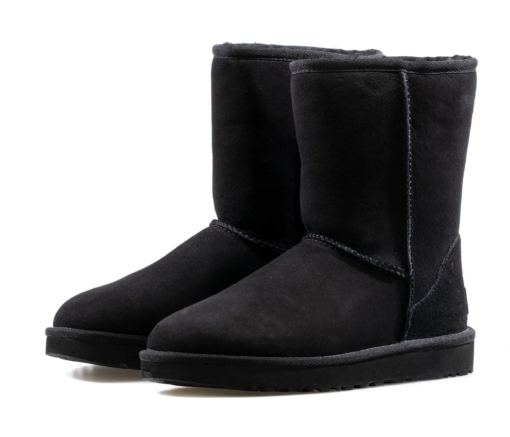 [1016223-BLK] Womens Ugg CLASSIC SHORT II