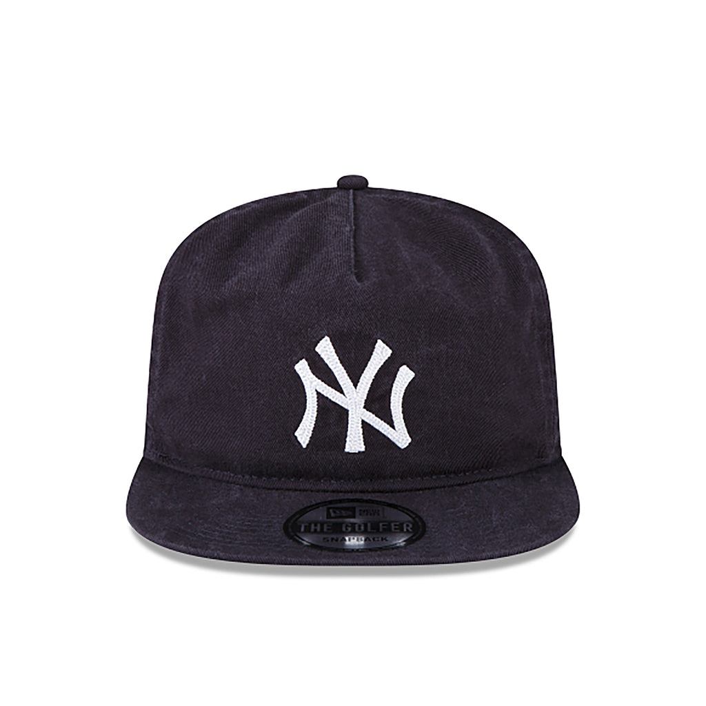 [60221936] Mens New Era MLB Old Golfer Chainstitch Snapback - New York Yankees