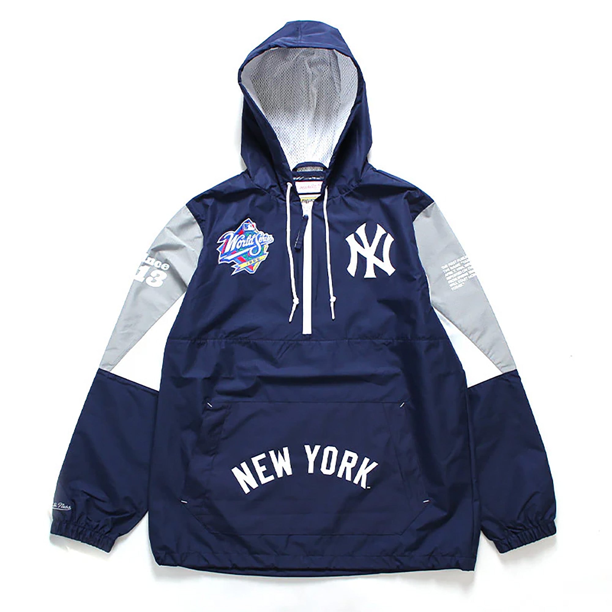 Mens Mitchell & Ness MLB TEAM ORIGINS PULLOVER ANORAK YANKEES