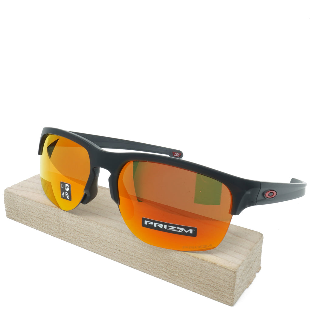 [OO9414-02] Mens Oakley Sliver Edge (A) Sunglasses - Matte Black Ink/Prizm Ruby