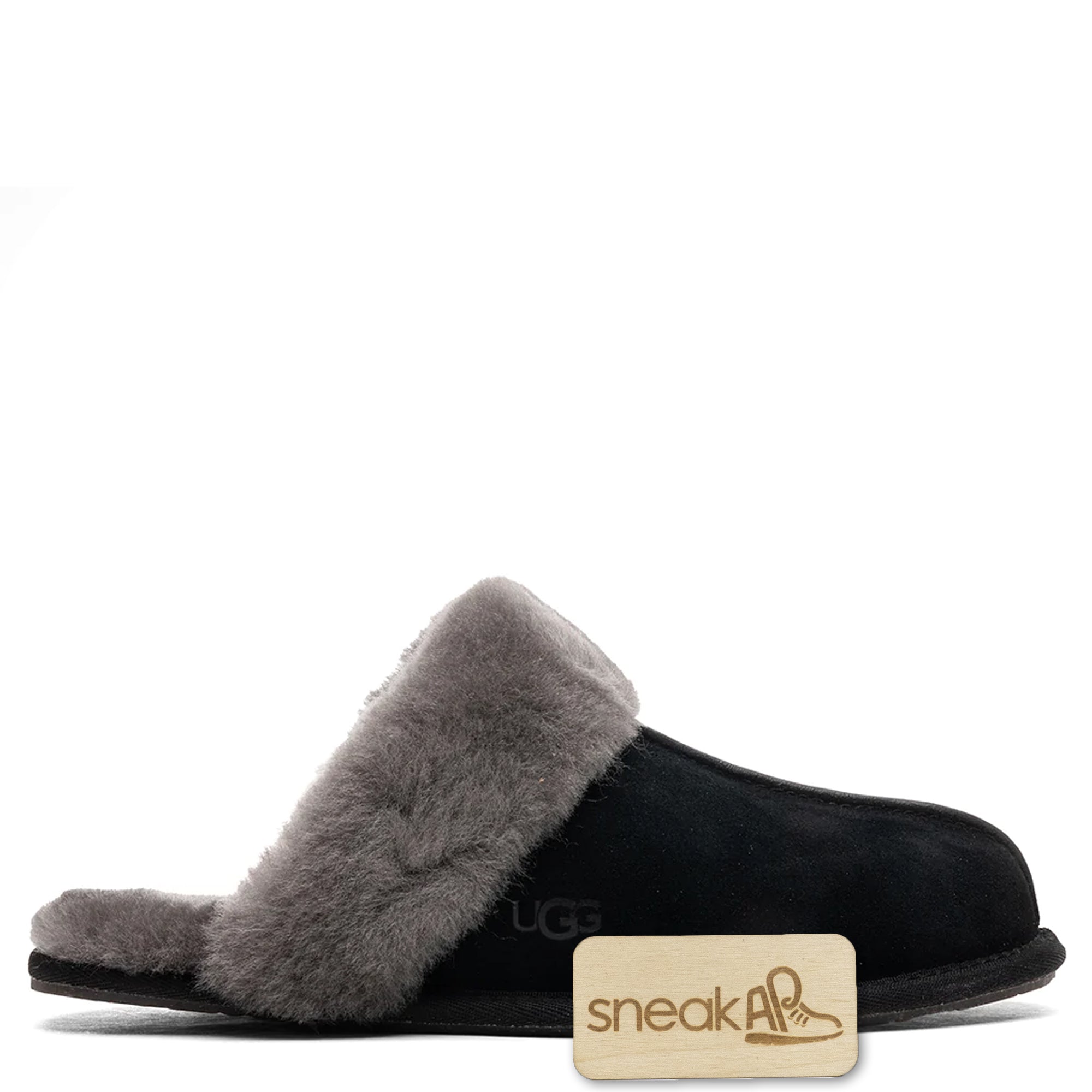 [1106872-BCGR] Womens Ugg SCUFFETTE II BLACK/GREY