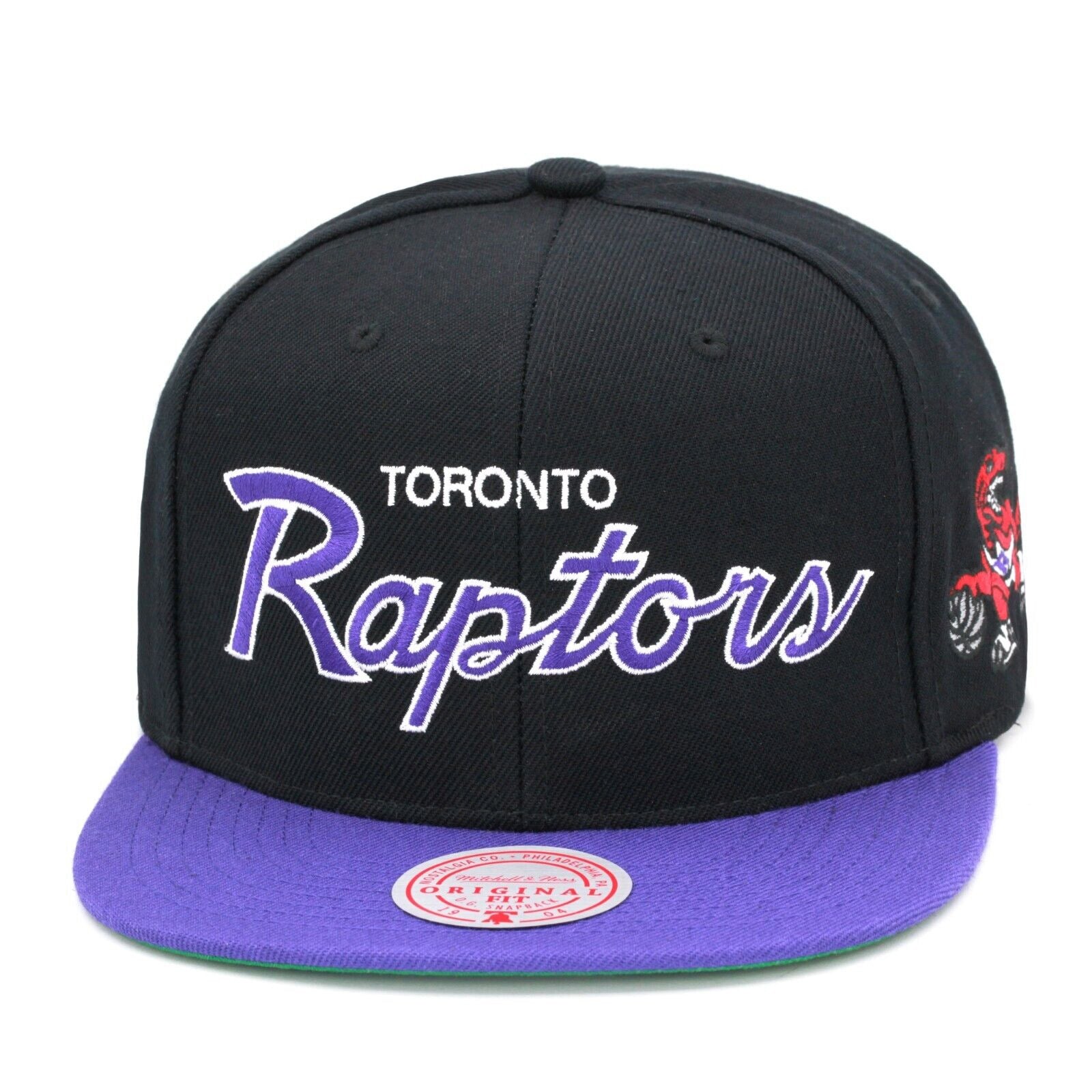 [HHSS3282-TRAYYPPPBLCK] MENS NBA TORONTO RAPTORS TEAM SCRIPT 2.0 SNAPBACK