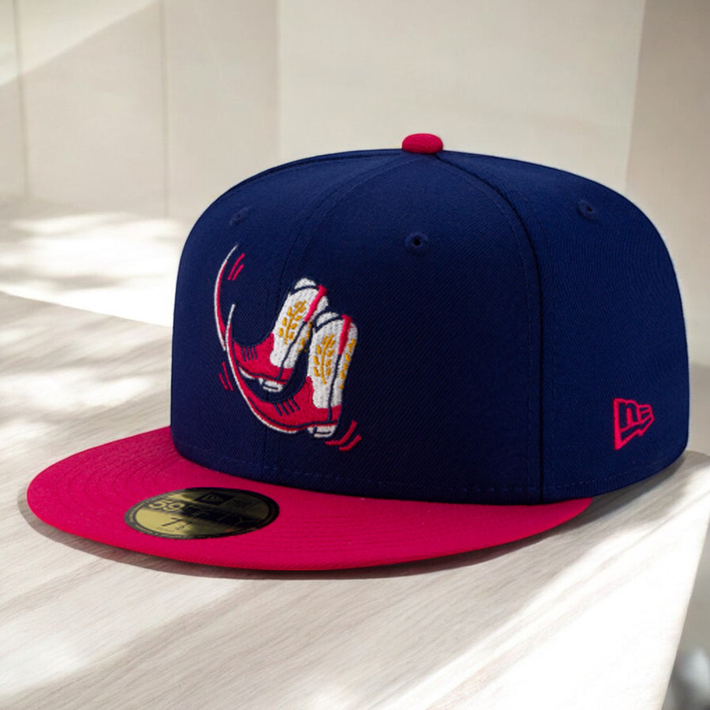 [12479058] Mens New Era MILB Theme Night 59Fifty - Amarillo Sod Poodles Boots