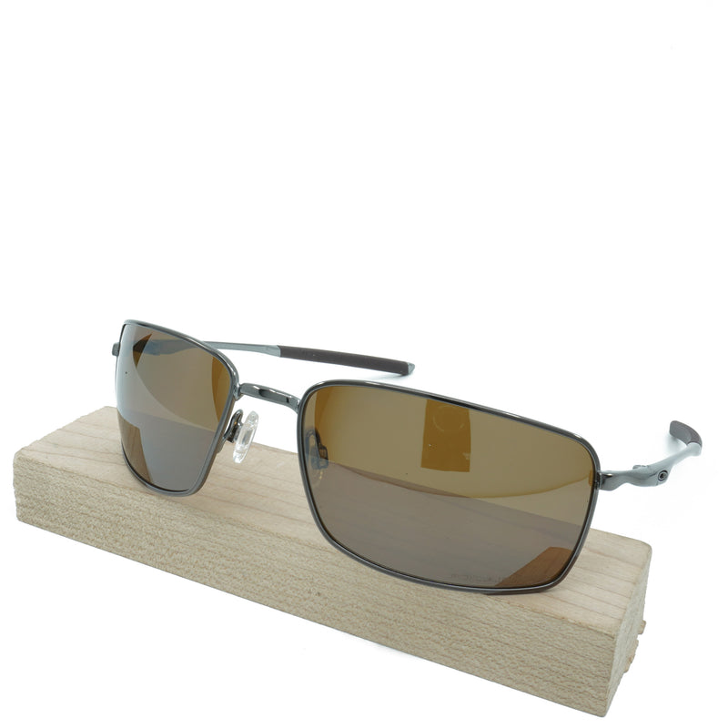 [OO4075-06] Mens Oakley Square Wire Polarized Sunglasses