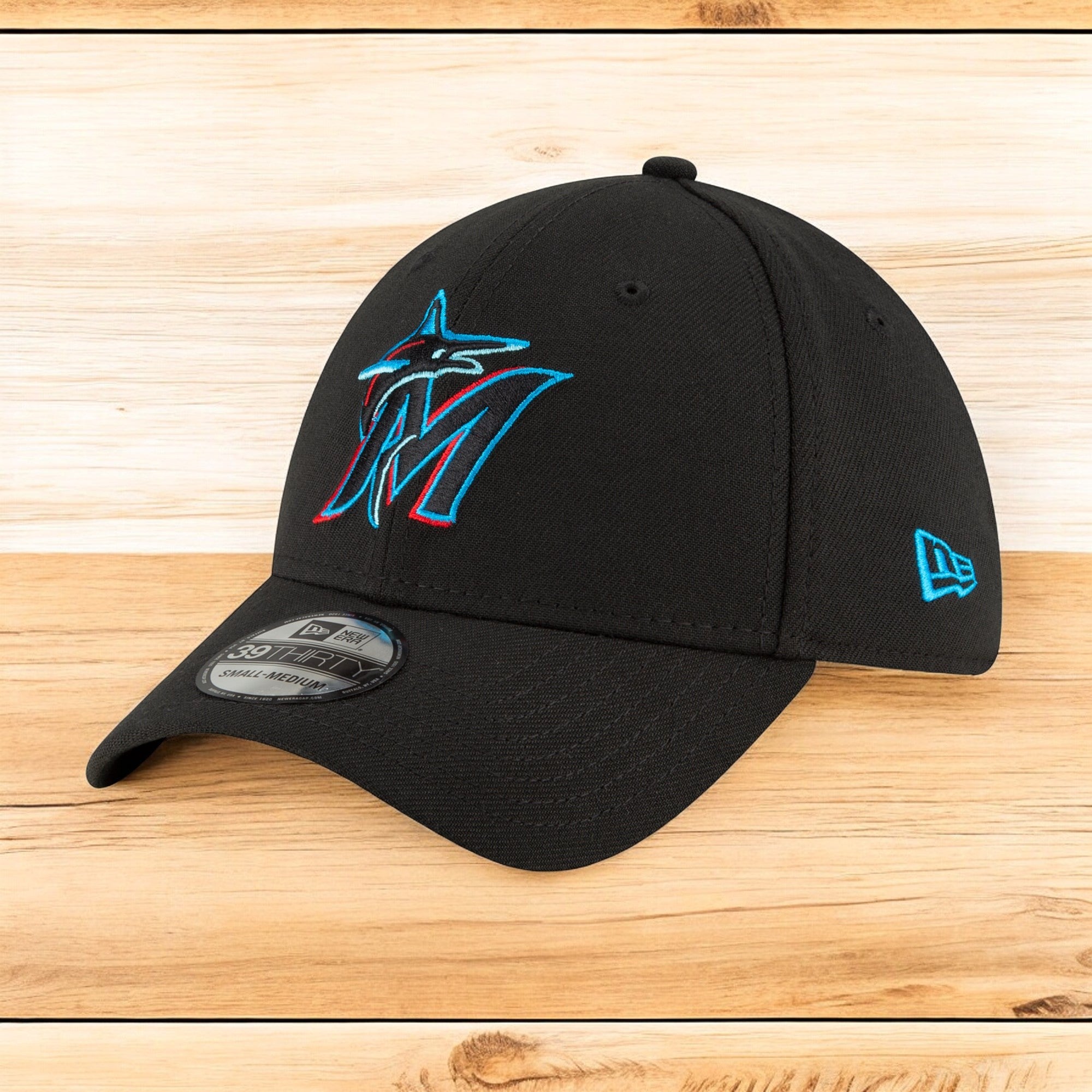 [12070479] Mens New Era MLB Team Classic 39Thirty - Miami Marlins