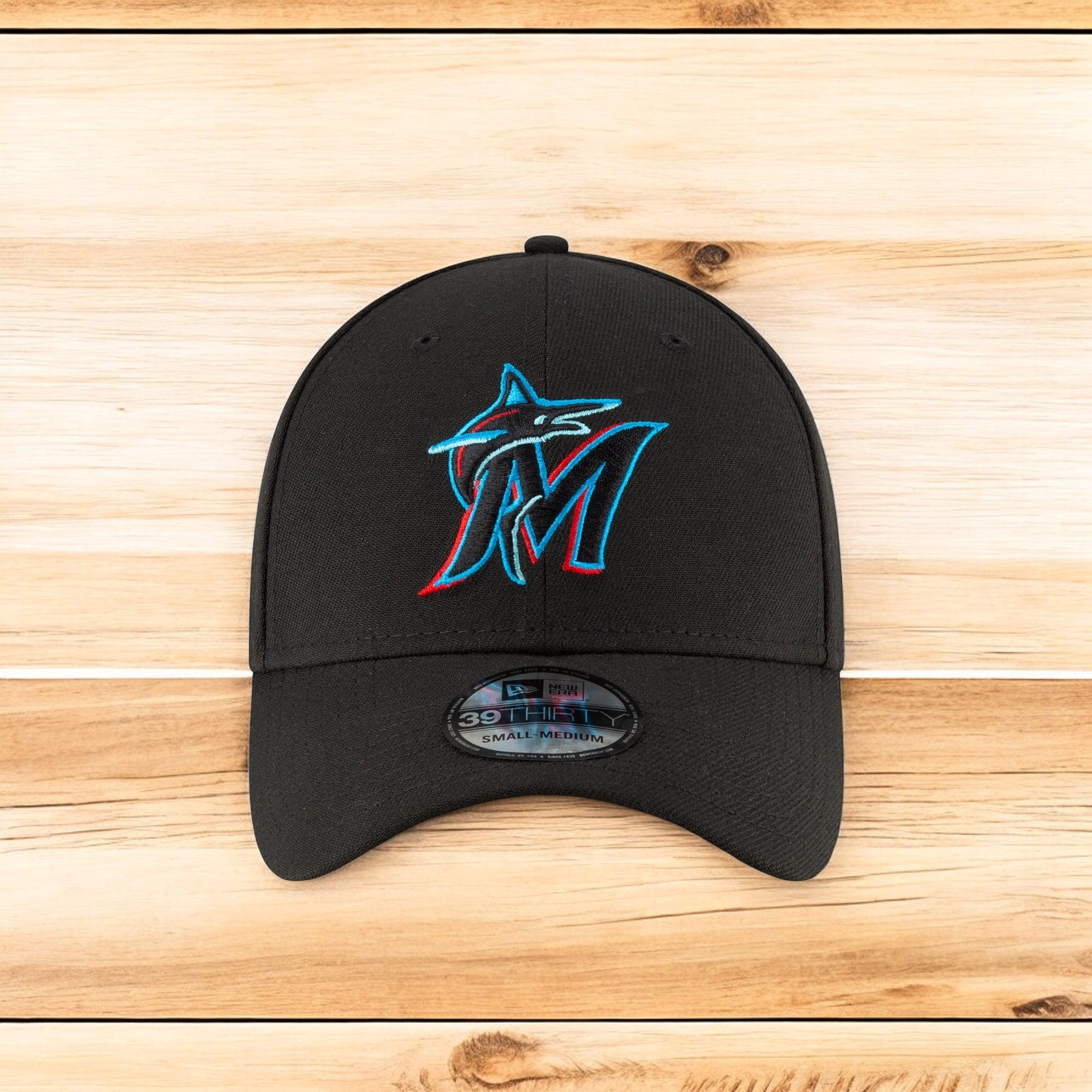 [12070479] Mens New Era MLB Team Classic 39Thirty - Miami Marlins