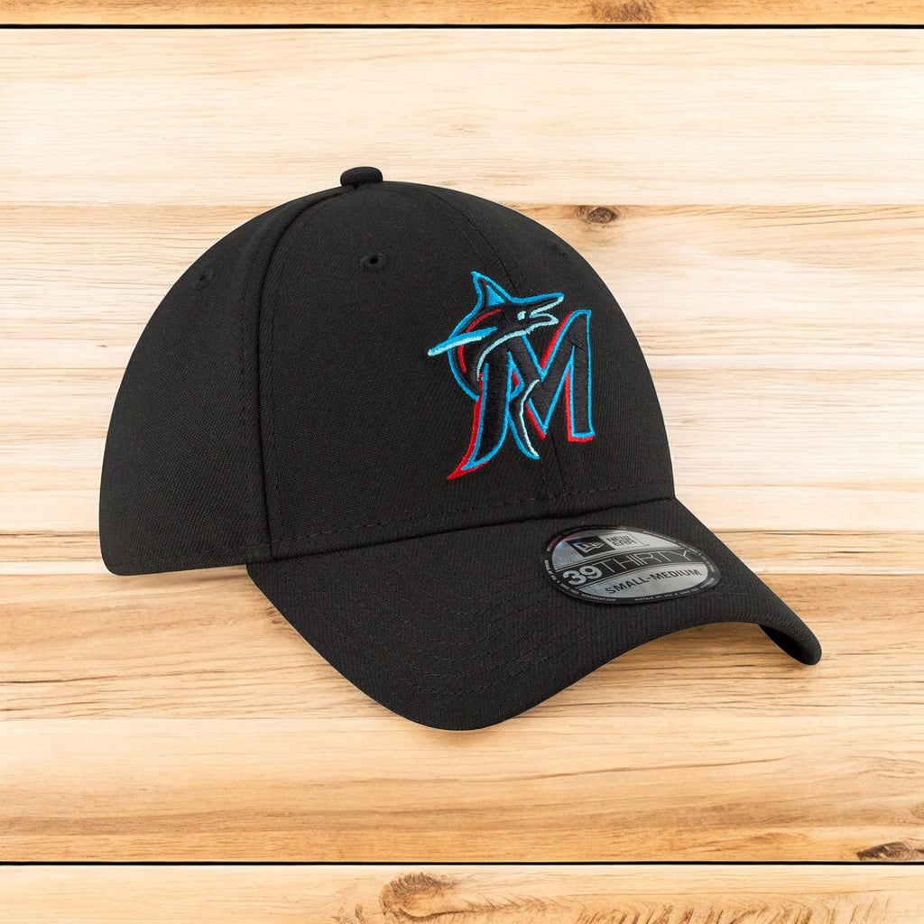 [12070479] Mens New Era MLB Team Classic 39Thirty - Miami Marlins