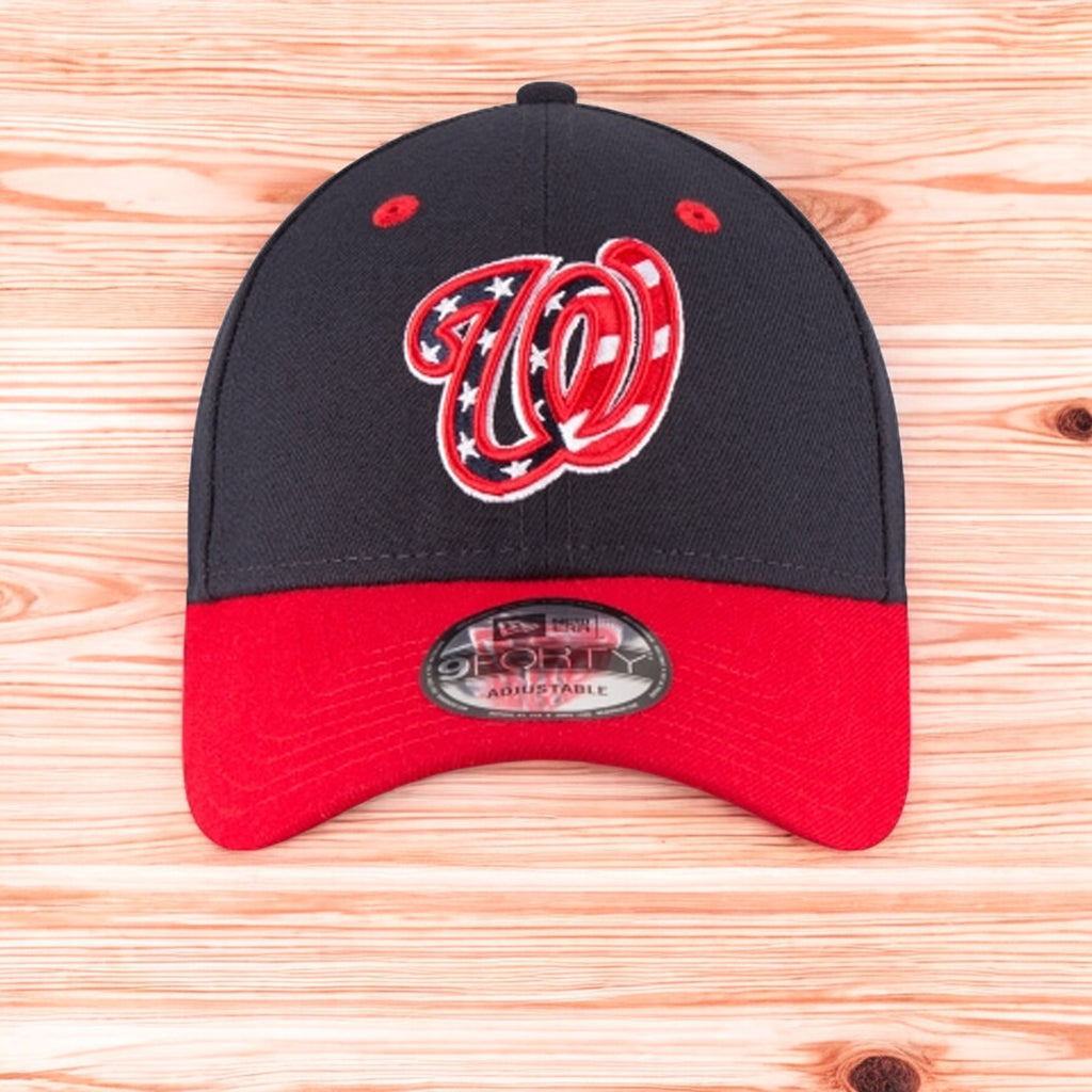 [11432277] Mens New Era MLB League 9Forty Adjustable Cap - Washington Nationals