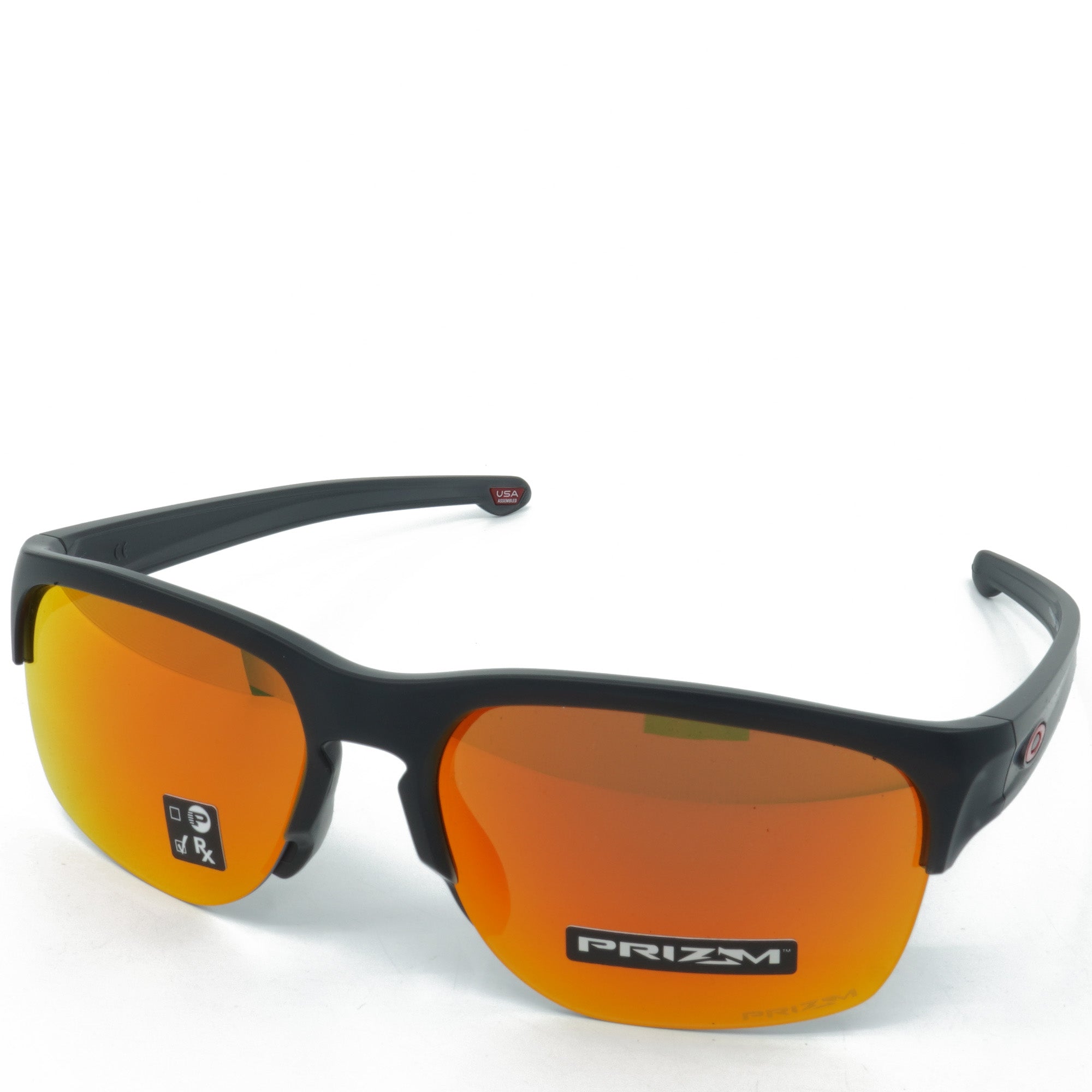 [OO9414-02] Mens Oakley Sliver Edge (A) Sunglasses - Matte Black Ink/Prizm Ruby
