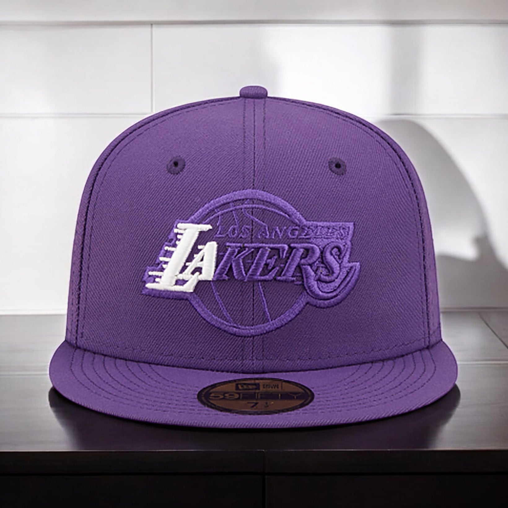 [70596122] Mens New Era NBA 5950 TEAM COLOR ELEMENTS FITTED - LA LAKERS