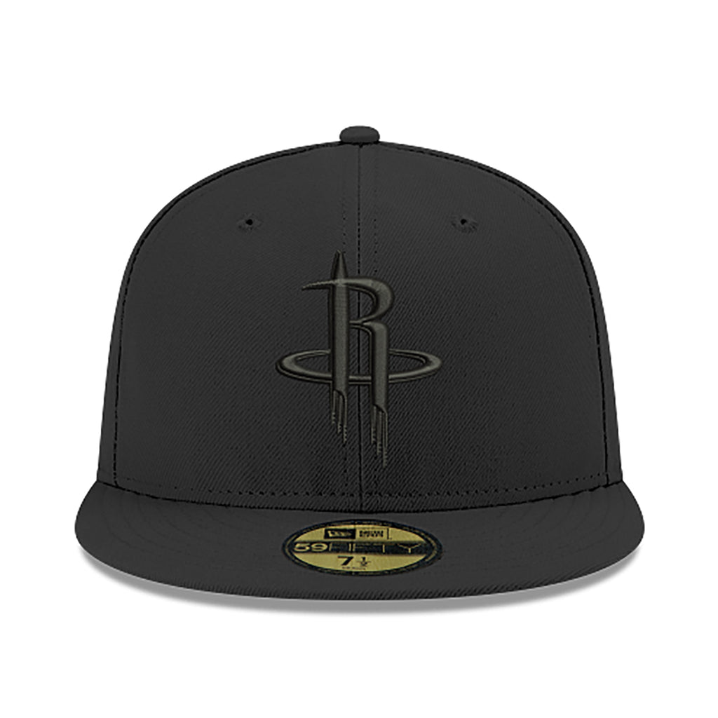 [70632899] Mens New Era NBA 5950 BLACK ON BLACK FITTED - HOUSTON ROCKETS