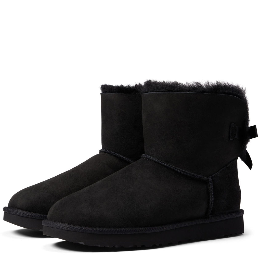 [1016501-BLK] Womens Ugg MINI BAILEY BOW II