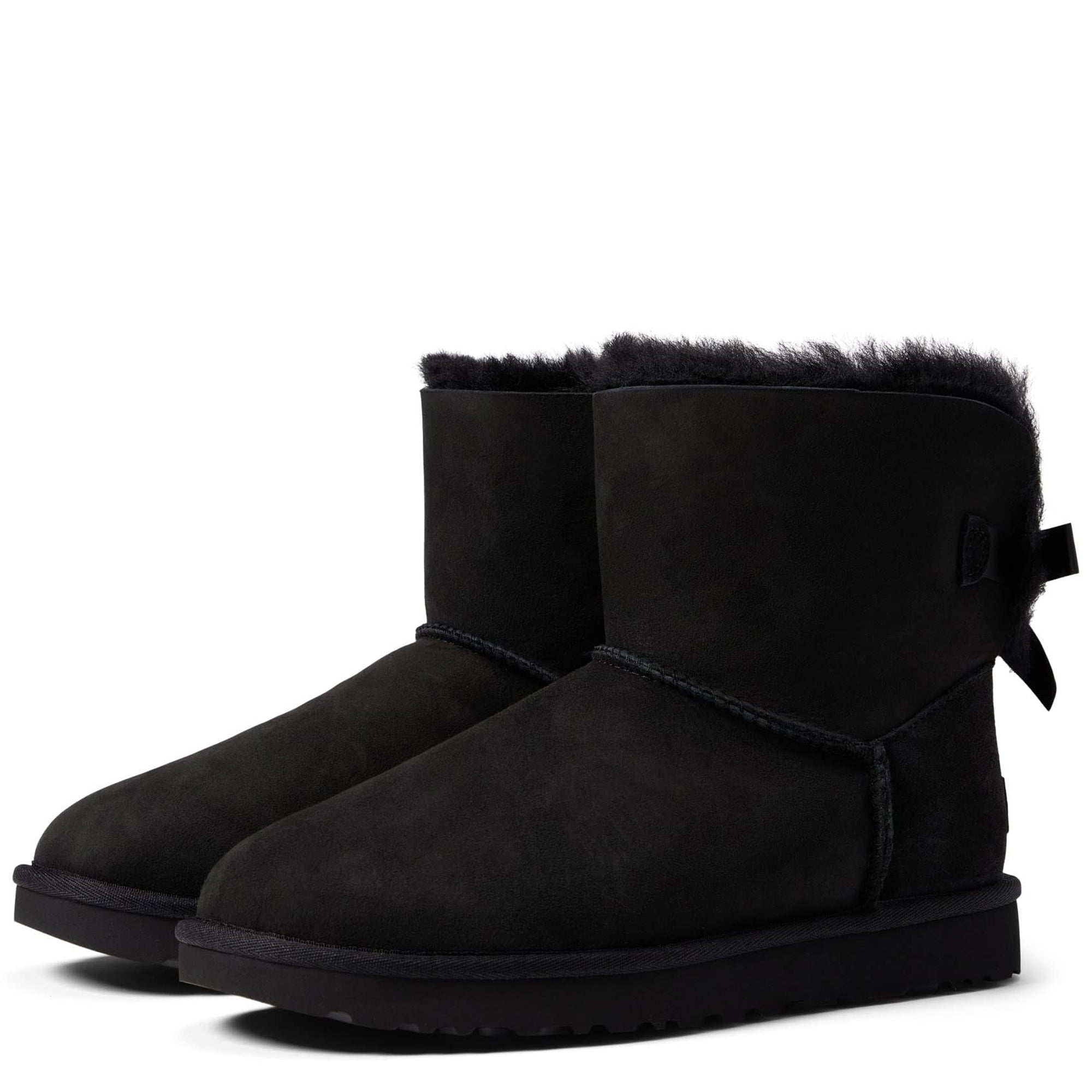 [1016501-BLK] Womens Ugg MINI BAILEY BOW II