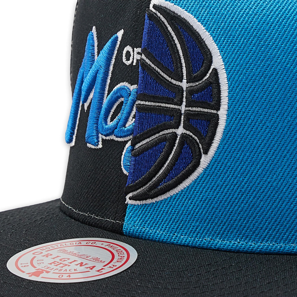 Mens Mitchell & Ness NBA SPLIT CROWN SNAPBACK HWC MAGIC