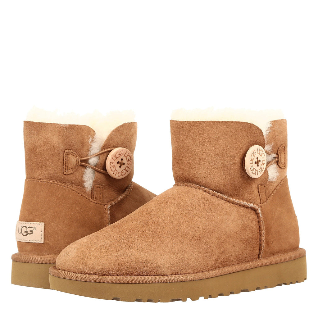 [1016422-CHE] Womens Ugg MINI BAILEY BUTTON II