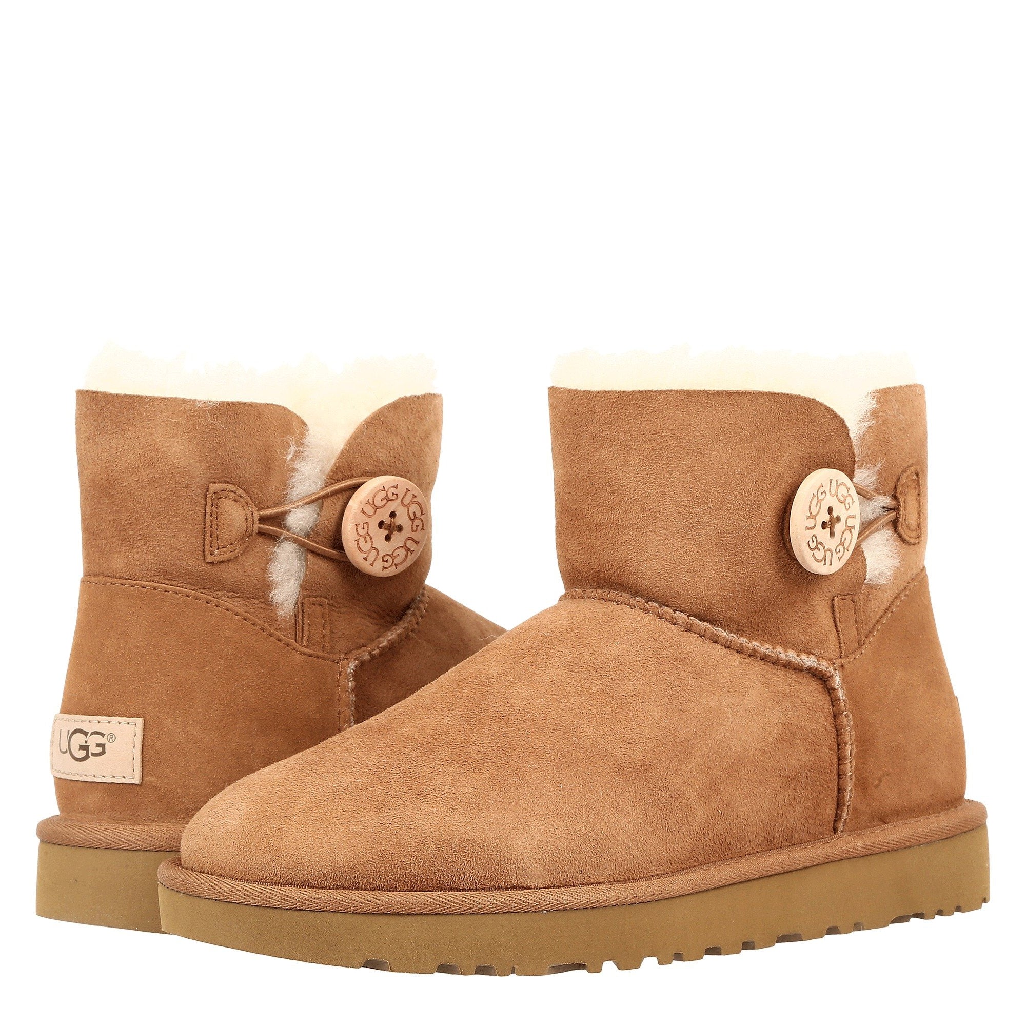 [1016422-CHE] Womens Ugg MINI BAILEY BUTTON II