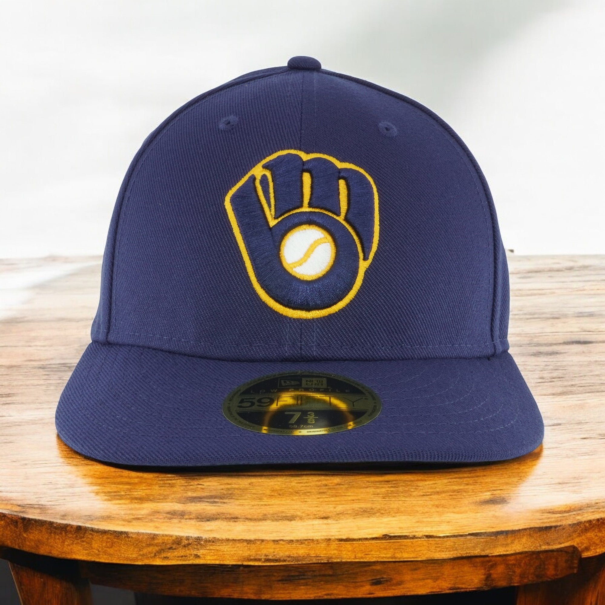 [70367427] Mens New Era MLB Low Profile Authentic 5950 - Milwaukee Brewers 2017
